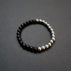 056 | Silver-tone Hematite Bracelet